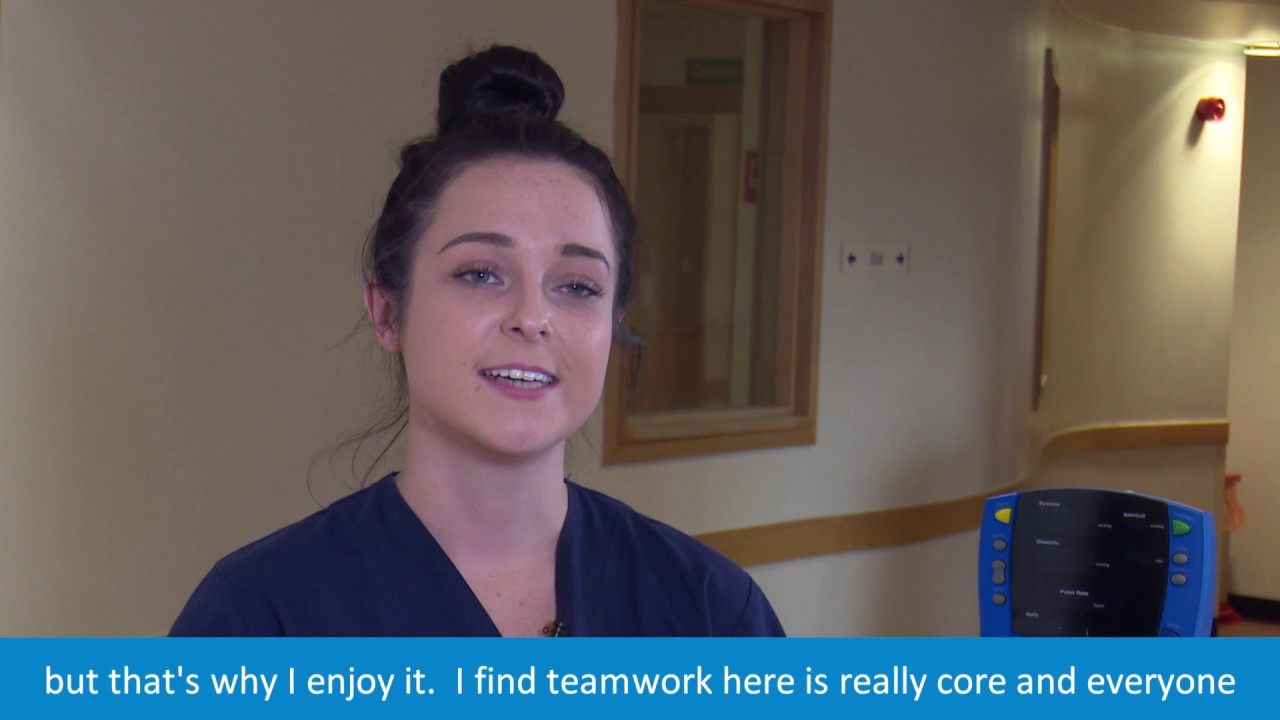 Laura Davis, staff nurse in elderly care at Poole Hospital