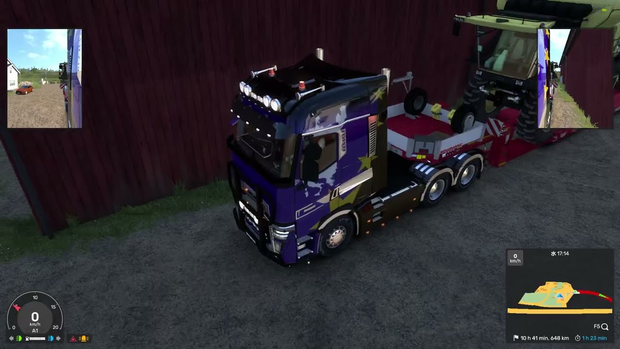 Euro Truck Simulator 2　モー・イ・ラーナ～エステルスンド 684km