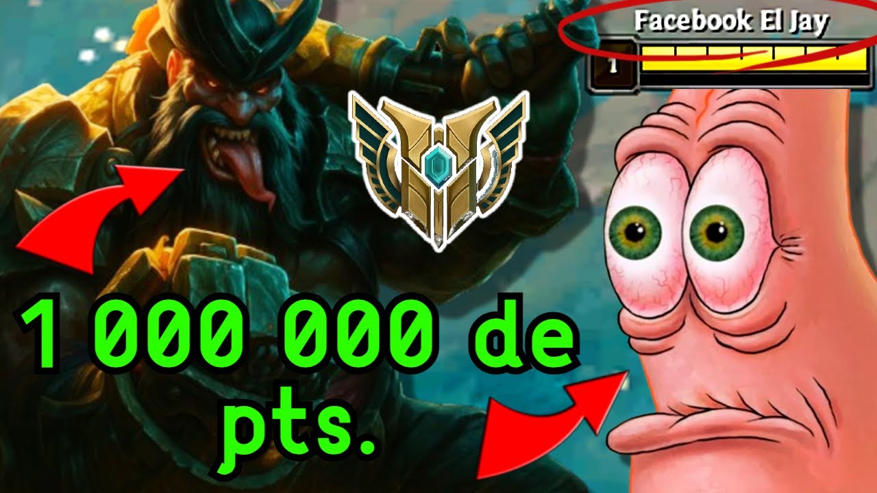 EL GANGPLANK TIENE 1 MILLON DE PUNTOS DE MAESTRIA! alv😱@ElMainGaren​