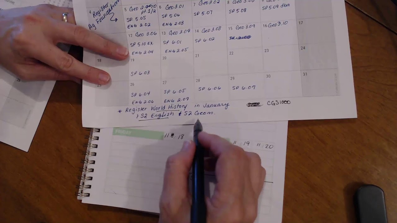 Plan with me - Homeschooling with FLVS