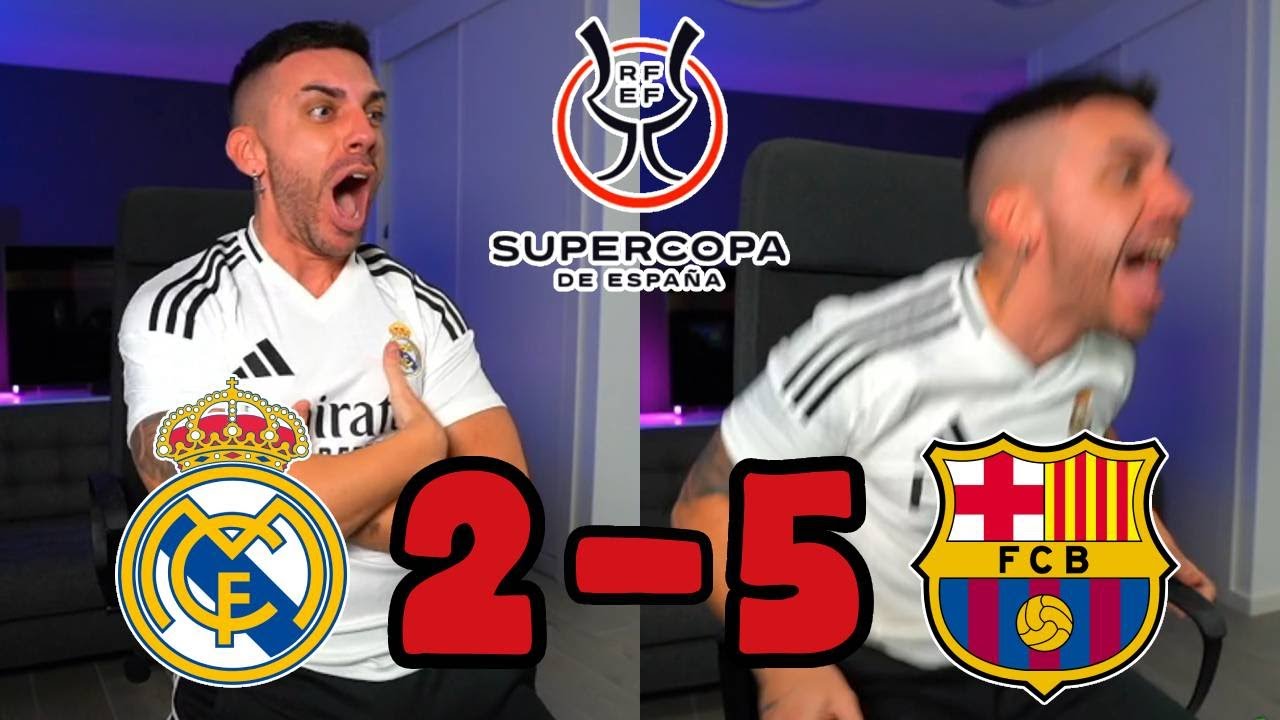 DjMaRiiO REACCIONA AL REAL MADRID 2-5 BARCELONA | FINAL SUPER COPA DE ESPAÑA