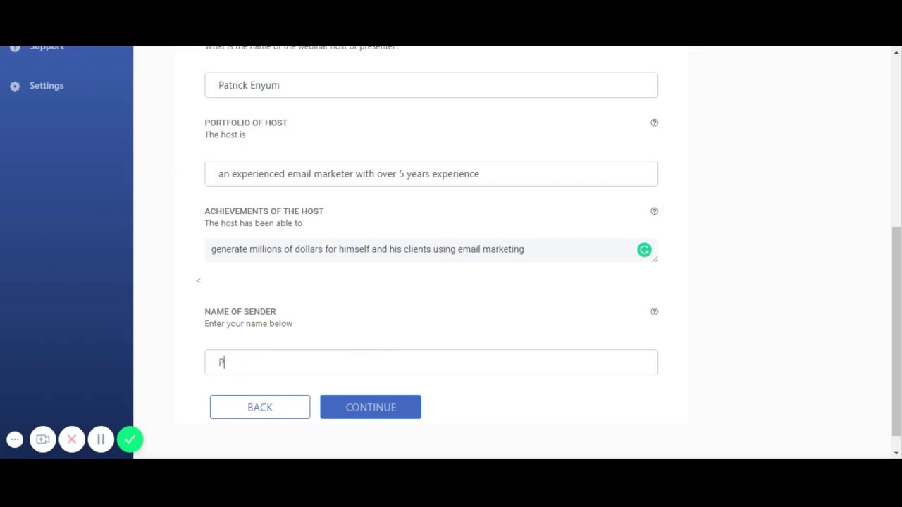 Email CopyDyno Quick Demo