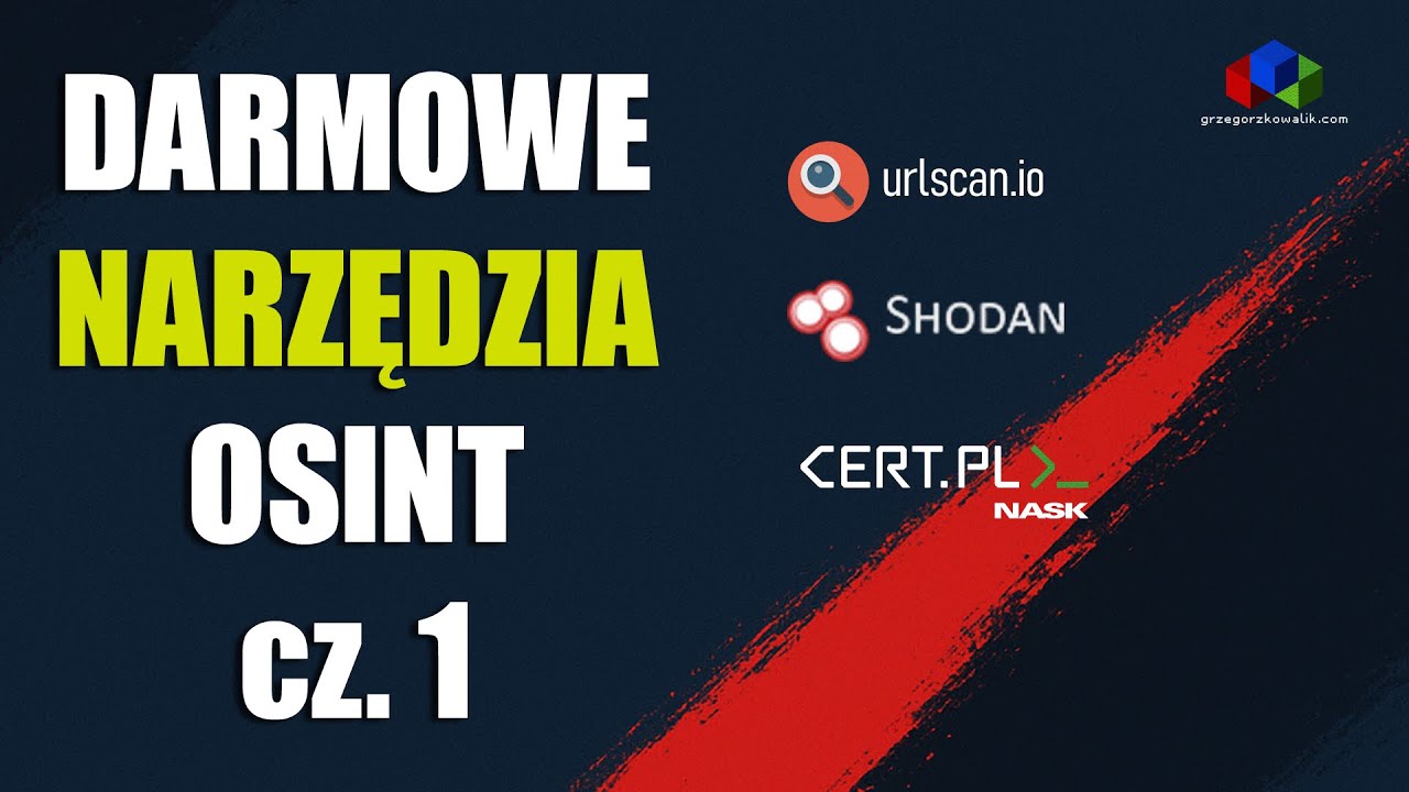 [Droga Bezpiecznika] Darmowe narzędzia OSINT - urlscan.io, shodan.io, moje.cert.pl - #6