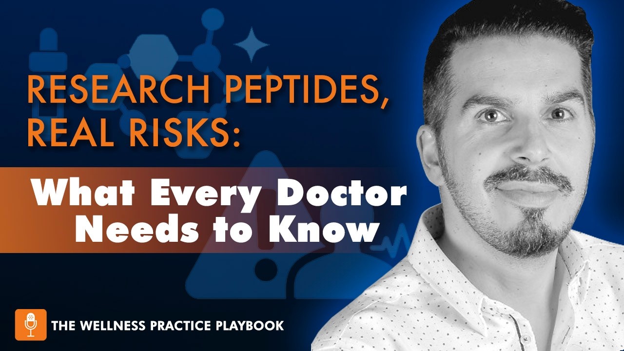 Research Peptides, Real Risks: What Every Doctor Needs to Know with David Bonfa of CRE8 Pharmacy