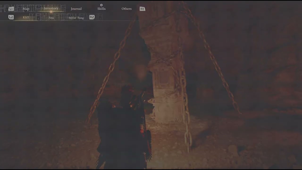 Crimson Desert  break the chain holding the stone in Find barrior stone at excavation site