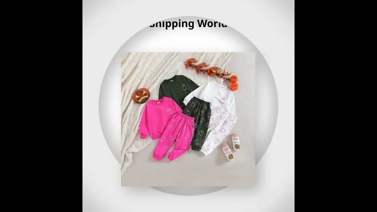 Children's Autumn Clothing Sweatshirt Sports Trousers#kidswear#style#fashion#children#costumes