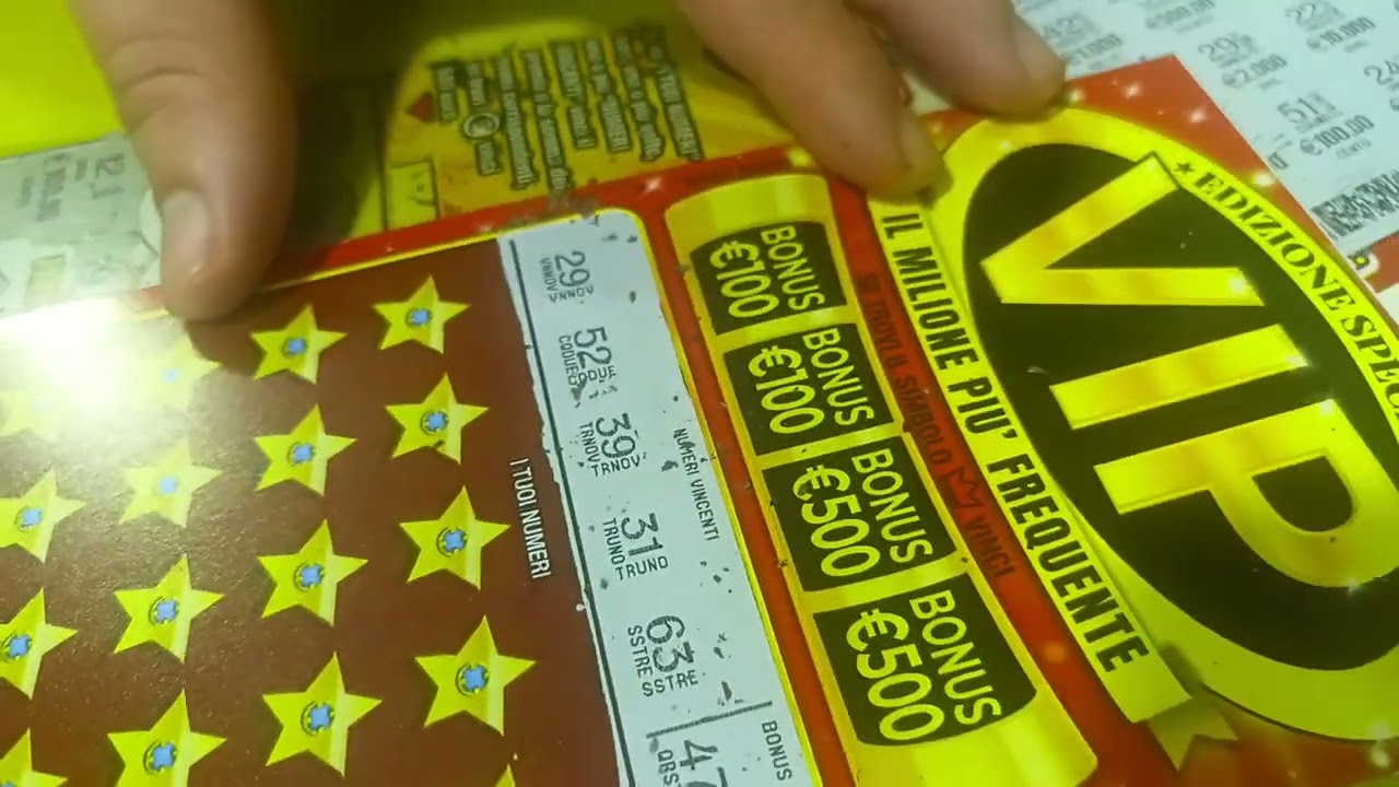 Gratta e vinci VIP doppio con vincita 
