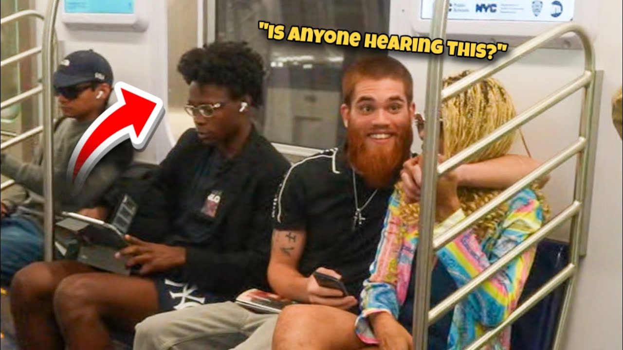 Blasting Inappropriate Music on New York Subway! (Part 2)