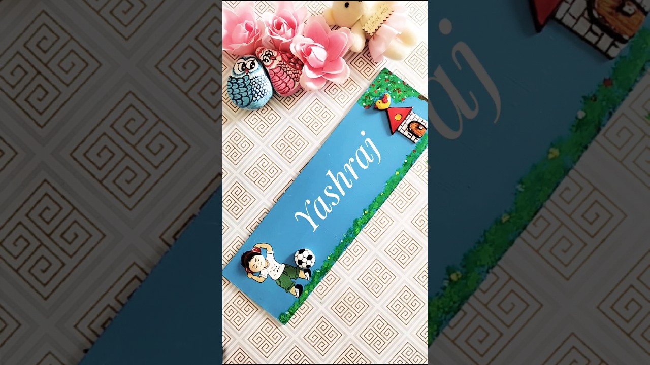 Kids' Nameplate: Spark Their Imagination! #shorts #trendingshorts #viral #viralshorts #nameplates