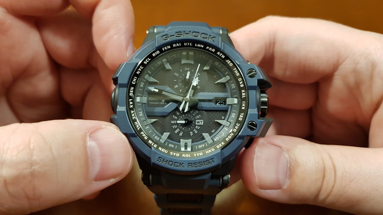 Casio G-Shock GW-A1000FC-2A GRAVITY DEFIER - om&oacute;wienie funkcji [PL]