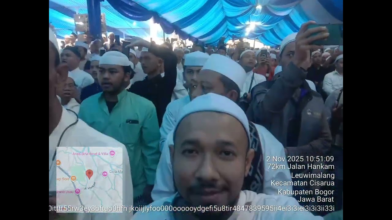 Maulid Akbar Nabi Muhammad terbesar di Jawa Barat Majelis Bin Yahya pimp Hb Usman bin Yahya 2 Nov 25