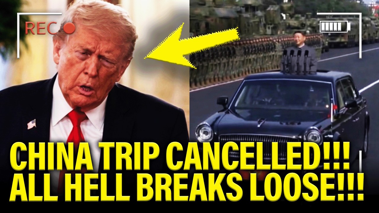 All HELL BREAKS LOOSE as Trump CANCELS CHINA TRIP!!