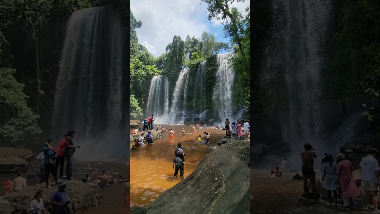 #kulenmountain #waterfall #angkorwattemple #bayontemple #travel #trip #siemreap #cambodia