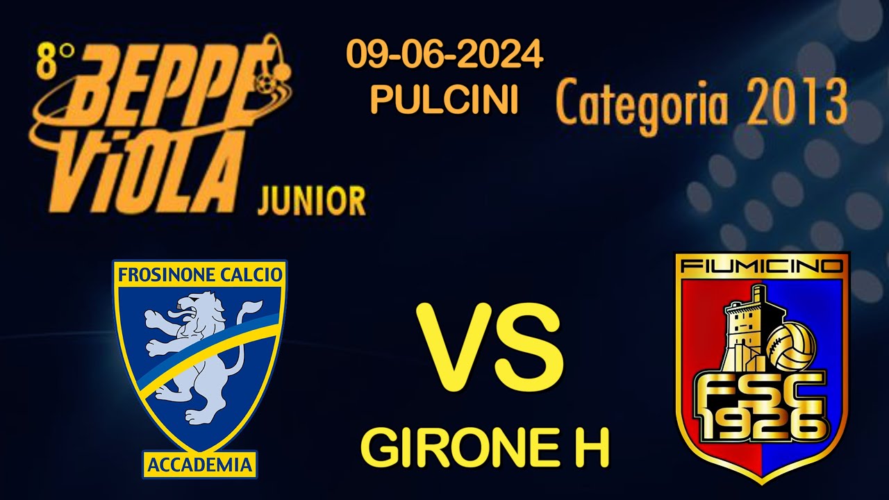 ⚽ ACC. FROSINONE vs FIUMICINO SC26 PULCINI 2013  BEPPE VIOLA   JUNIOR