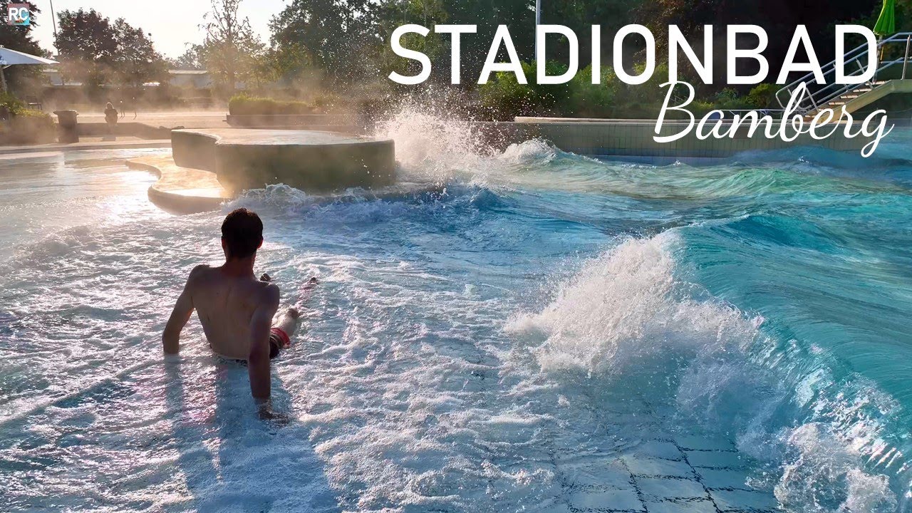 Freibad Stadionbad Bamberg - Impressionen (Becken, Rutsche, Kinderbereich)
