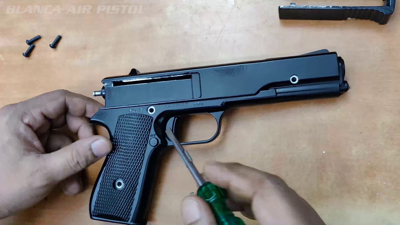 Blanca Air Pistol : Tear down / Repair , Trigger Spring Problem