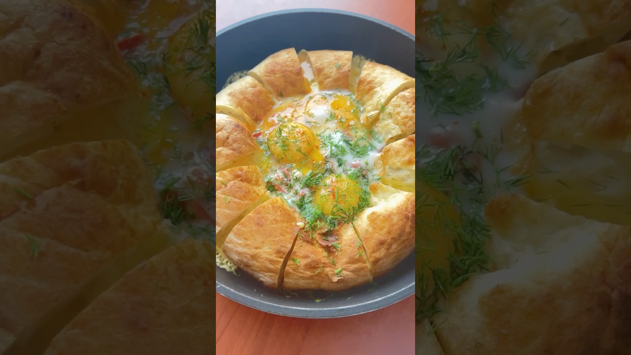 Завтрак, который тает во рту! #рекомендации #food #быстрыерецепты #cooking #рецепты  #recipe