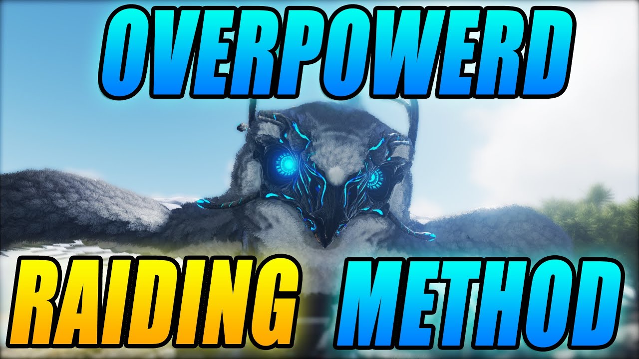 OWL DIVING Is A BROKEN RAIDING Method !!! - ARK