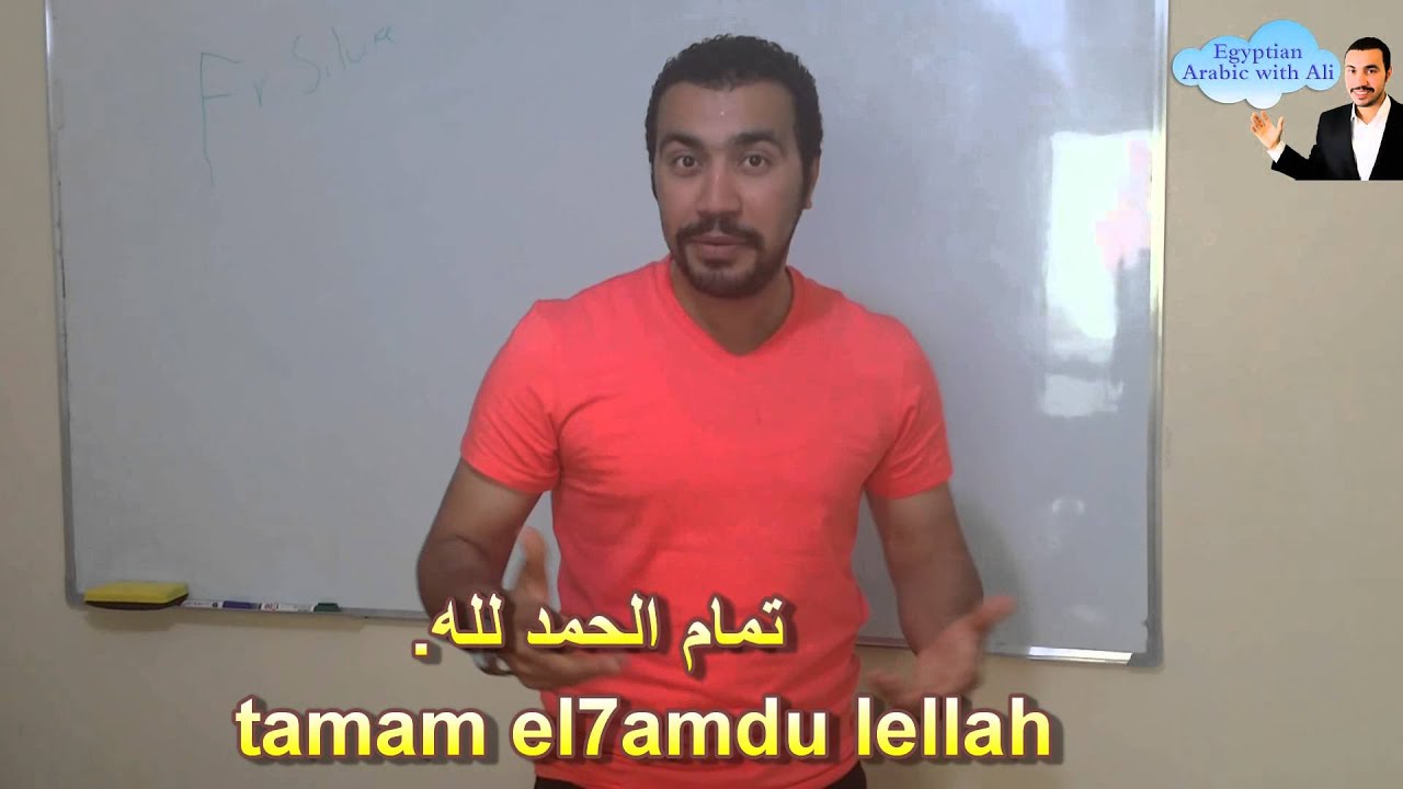 Egyptian Arabic Conversation in the street.