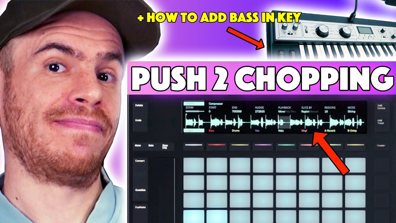 Creating Sampled Beats with Push 2 + Adding Bass for a Fuller Sound