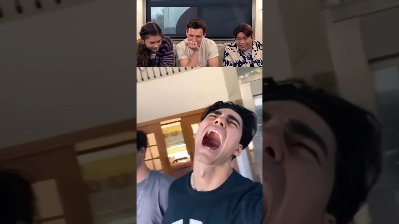 Tom Holland React Viral Videos part 109 #tomholland #funny #trytolaugh #reaction
