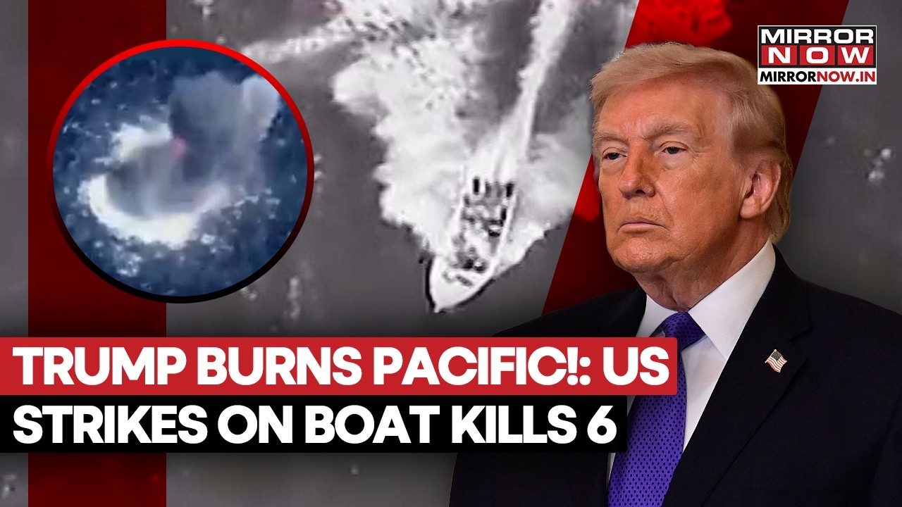 Pacific Burns! US Strike On Alleged Drug Boat Kills 6 As Trump Vows To Eliminate Cartels