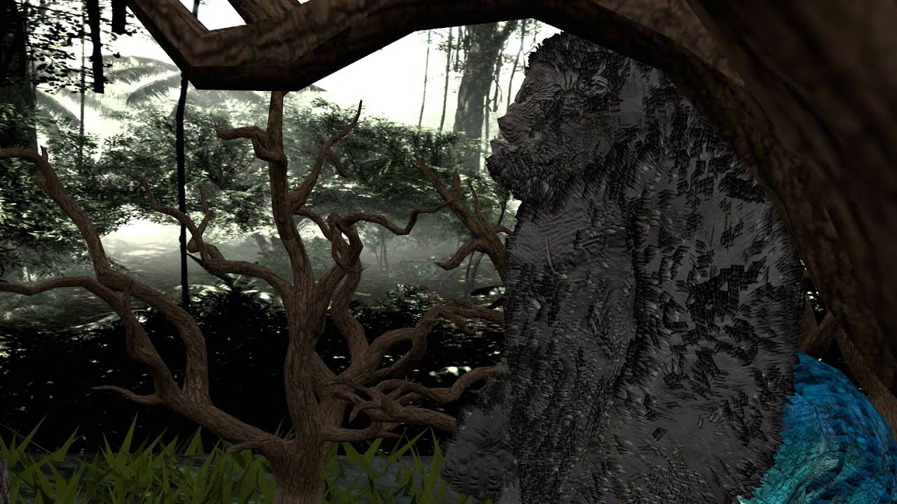 King Kong Vs V-Rex (Blender 3D)