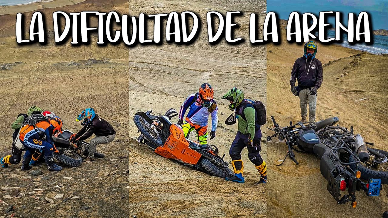 Curso de off Road en Arena parte 2 - Mucha Arena y motos caídas | Vlog #7