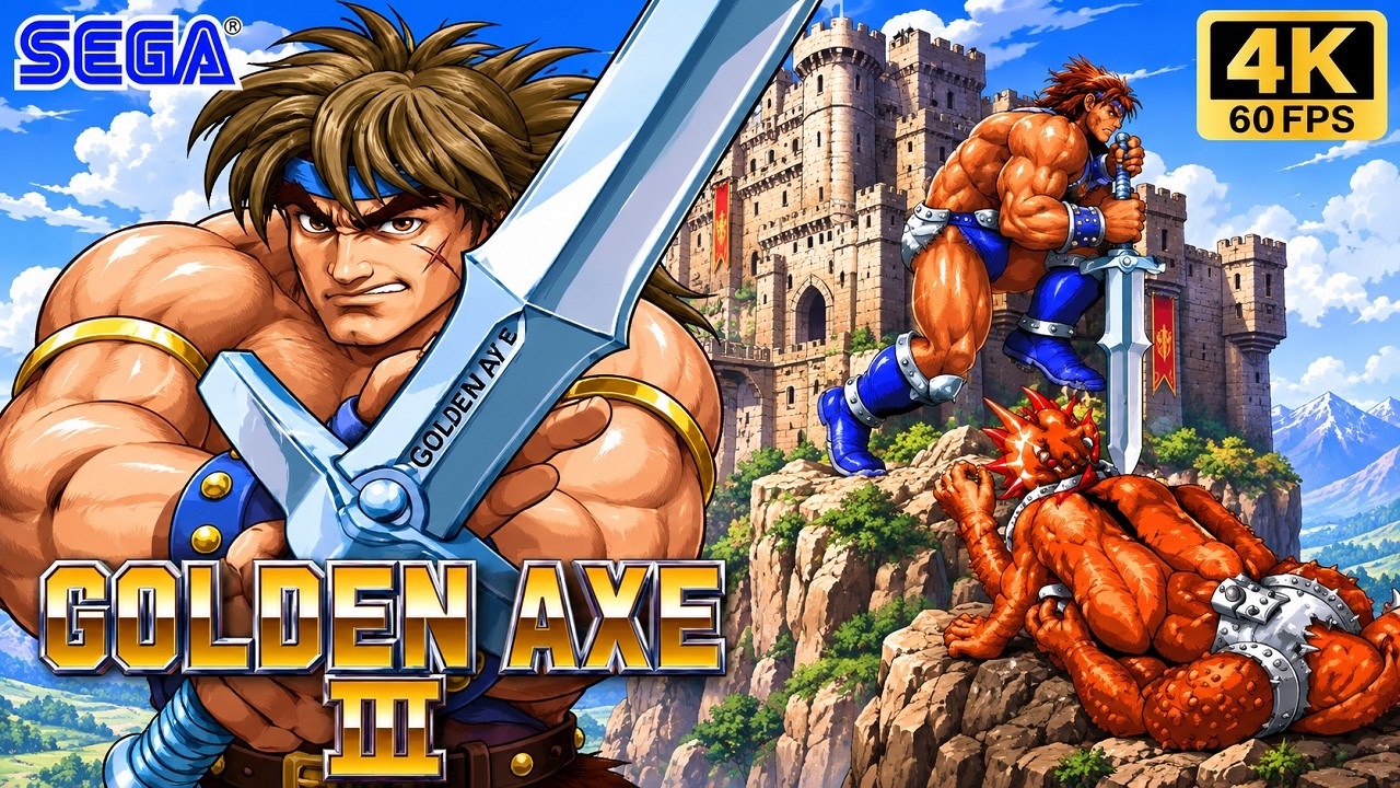 Golden axe III - Kain Grinder [Genesis / 1993] 4K 60FPS