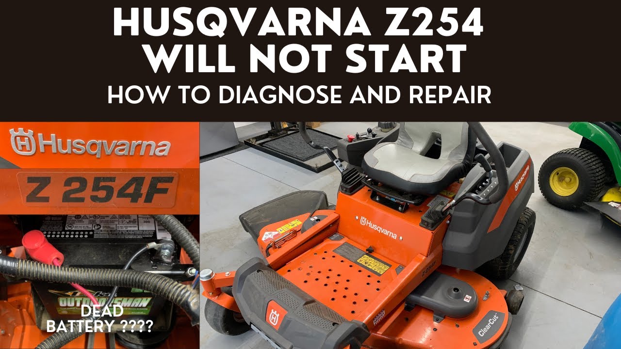 Husqvarna Z254 Will Not Start