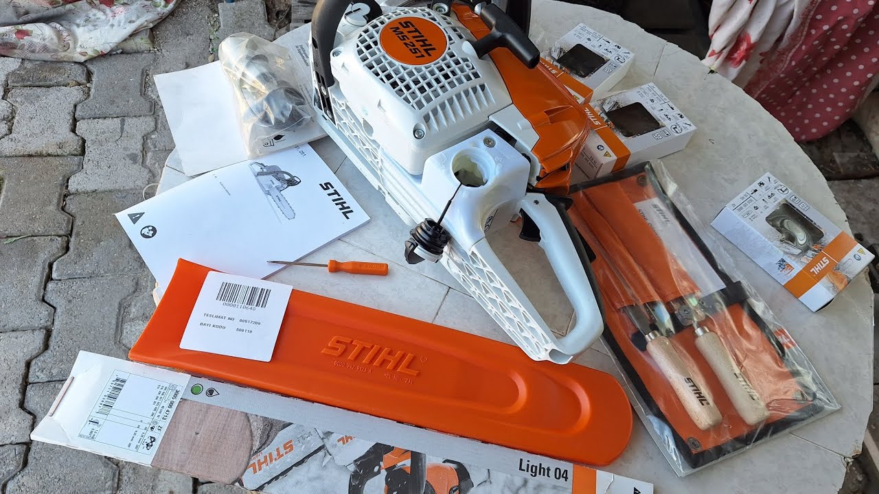 STİHL MS 251 kutu açılımı