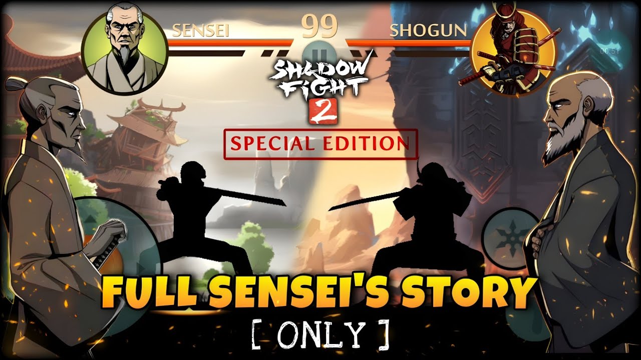 Old Wounds Complete! - Sensei's Story Walkthrough || Shadow Fight 2 Special Edition ⚔🔥