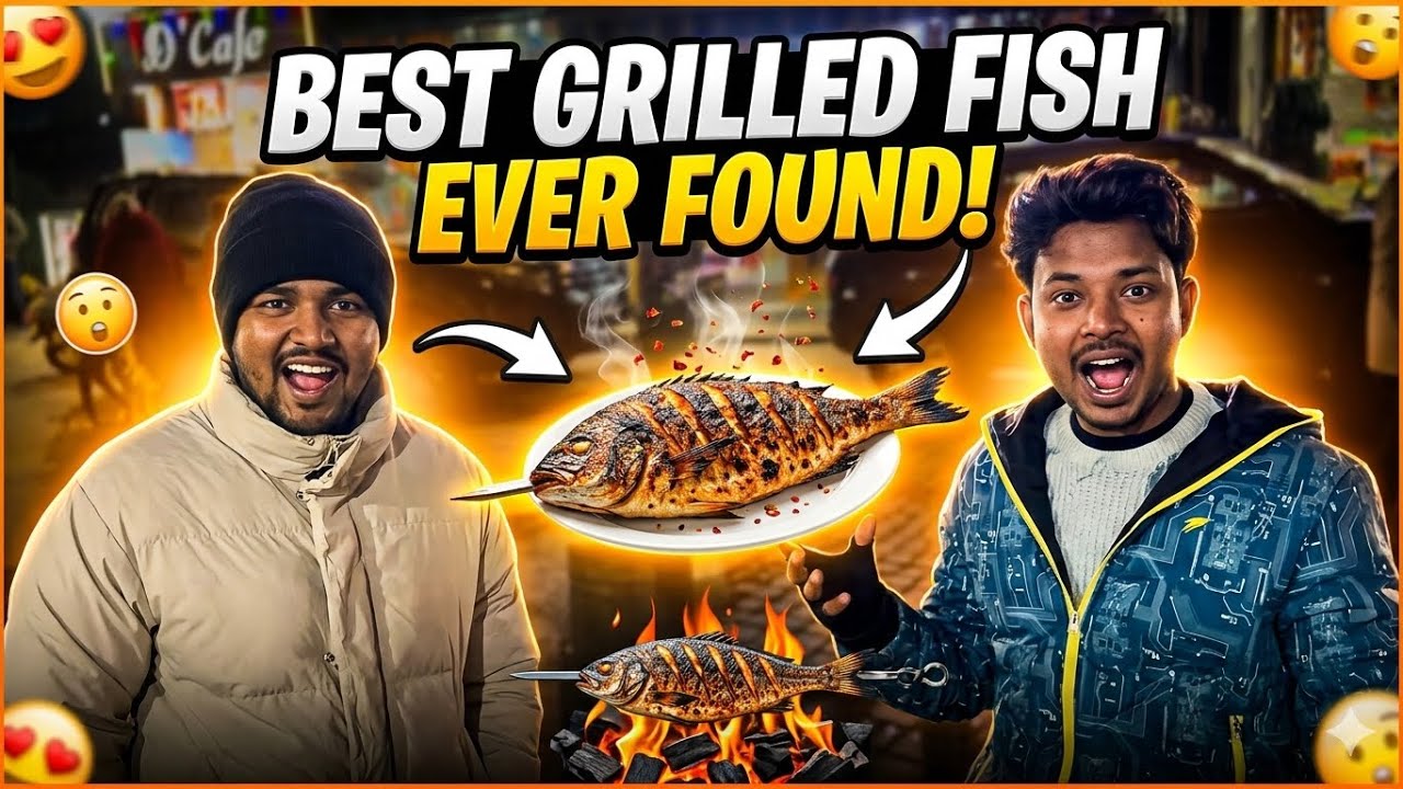 Mission Machhii. 🐟✊🏻 We found a best grilled fish in “kashmir”