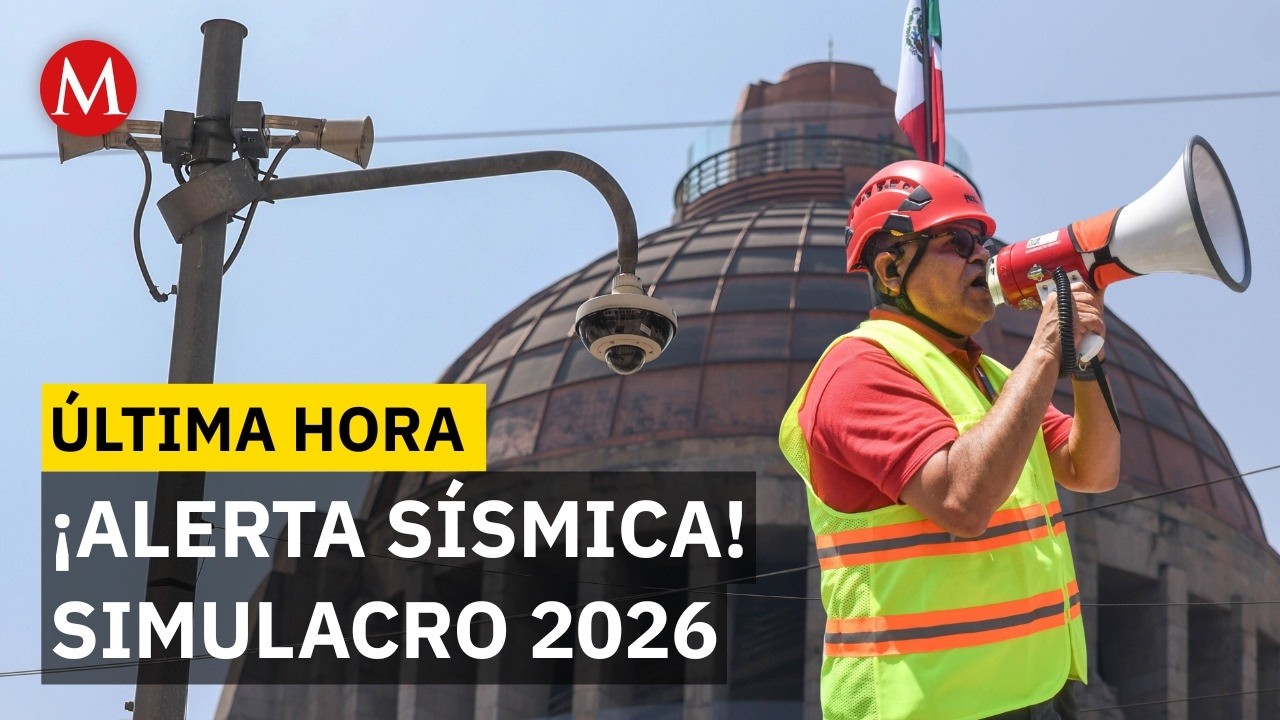 Suena la alerta sísmica en CdMx por Simulacro Nacional 2026, hoy 18 de febrero
