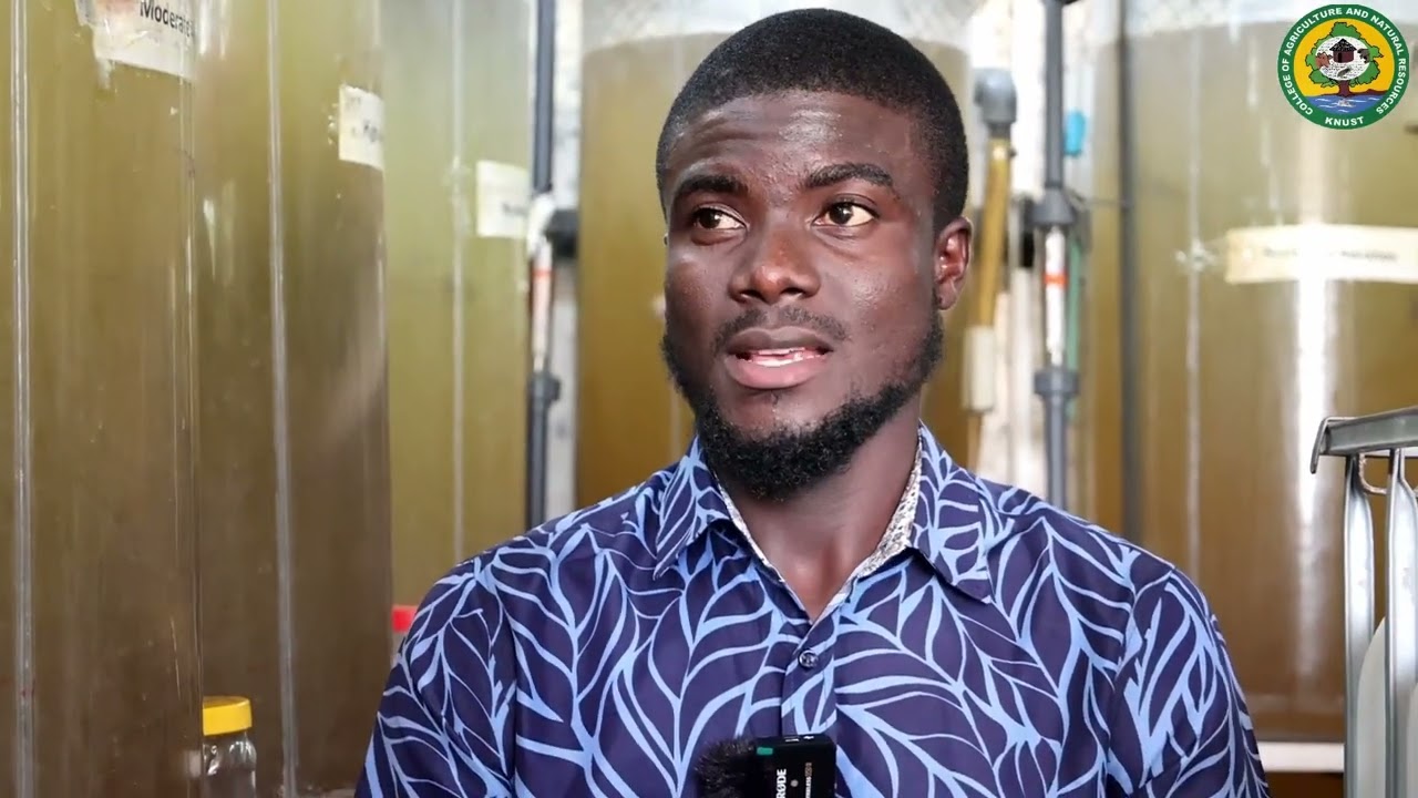 Watch Kennedy Baffour Odame, a final-year student, as he discusses his research work.