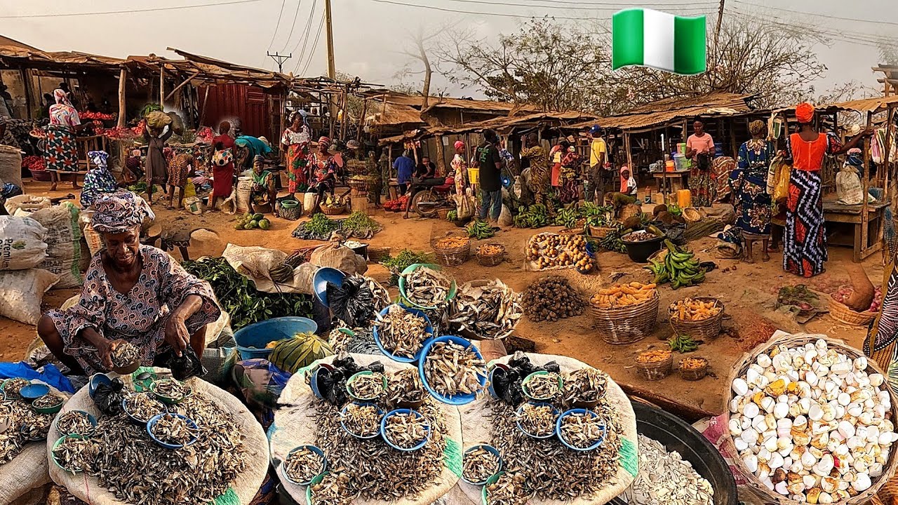 RURAL MARKET DAY IN The CHEAPEST FOOD MARKET in NIGERIA, not LAGOS NIGERIA|OJA KILA|WEST AFRICA 🇳🇬 🌎