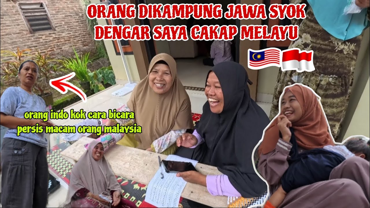 KAKAK NI RAGU SAYA ORANG INDO 🤭 CAKAP MELAYU DENGAN ORANG JAWA