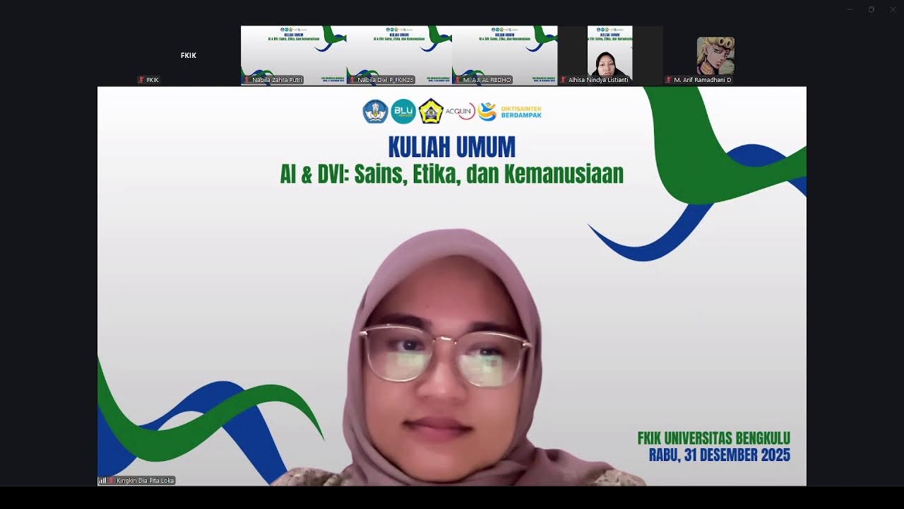 Kuliah Umum FKIK UNIB 2025
