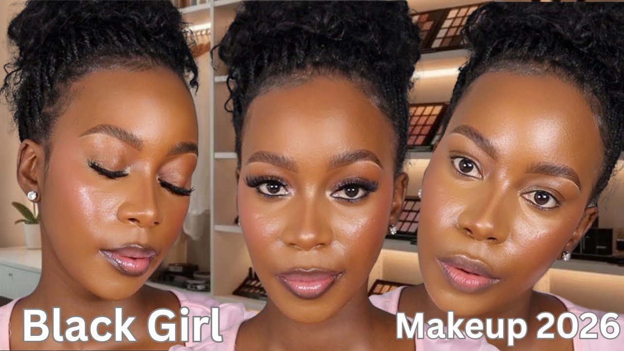 2026 Black Girl Makeup Tutorial | Soft Glam That Actually Lasts