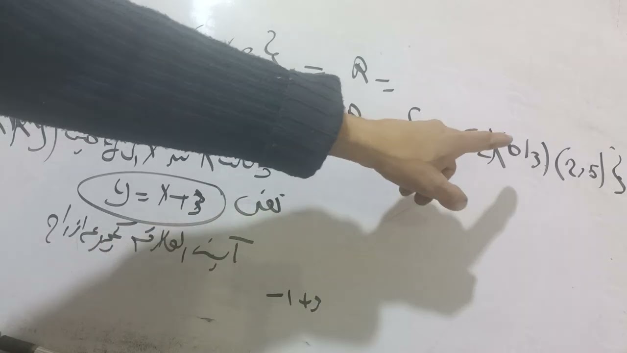 العلاقة والدالة 