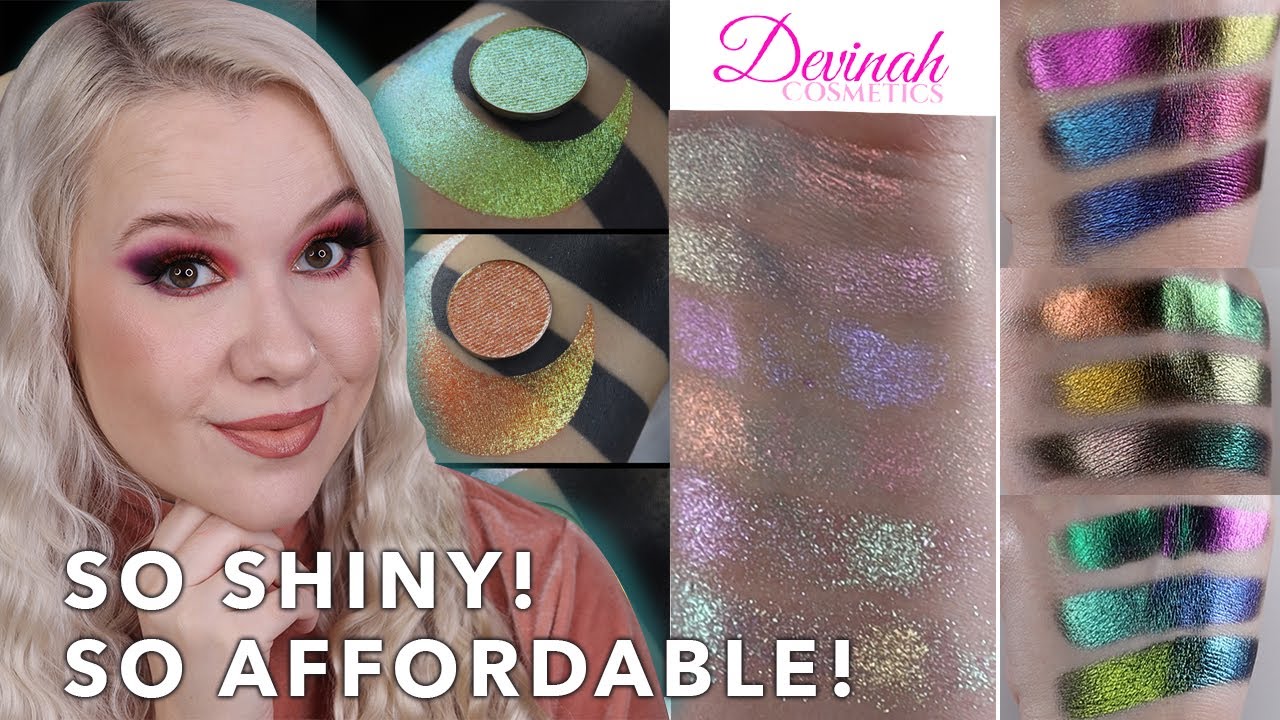 Devinah Cosmetics Multichrome Swatches | Get your list ready for their Black Friday Sale!