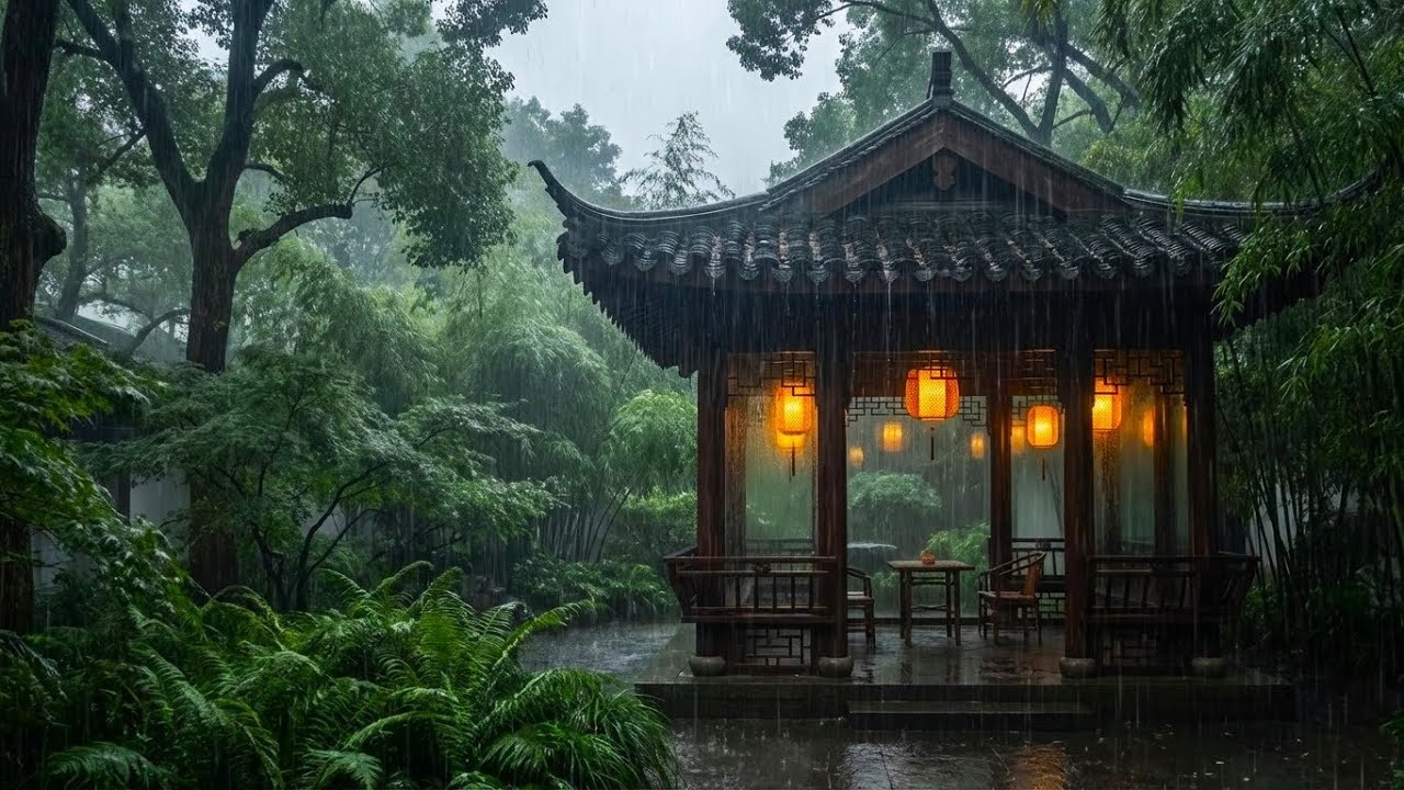 Heal Your Soul: Piano music with a rainy atmosphere makes you comfortable, calm, sleepy