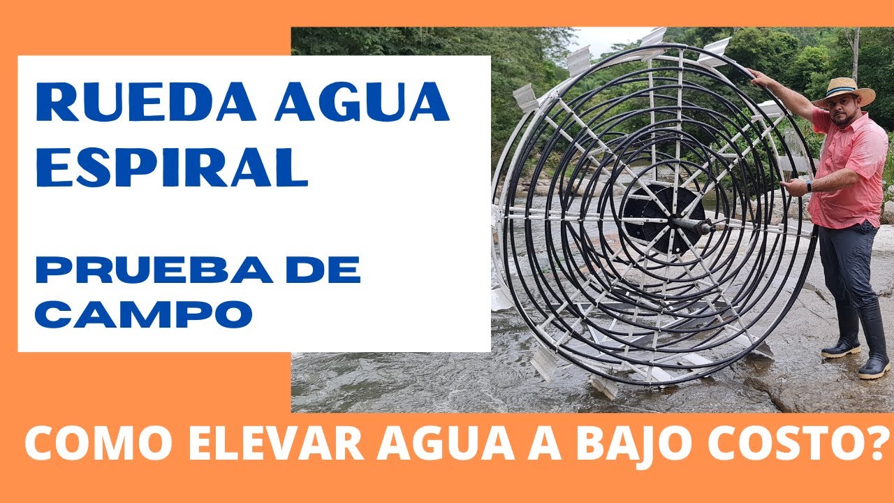 BOMBA DE SUCCION DE AGUA RUEDA ESPIRAL BARATO PARA ELEVACION DE RIO