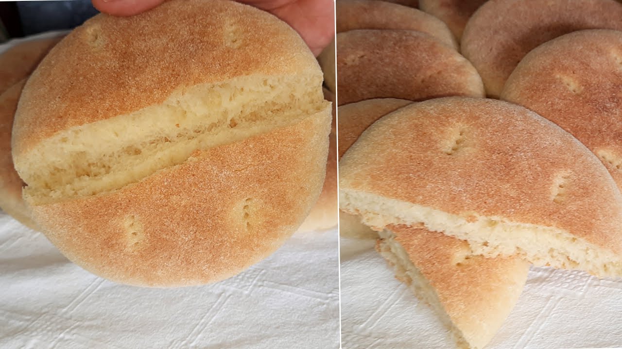 Pane arabo fatto in casa! Da oggi non comprerai più il pane!! Ricetta marocchina ! #panearabo