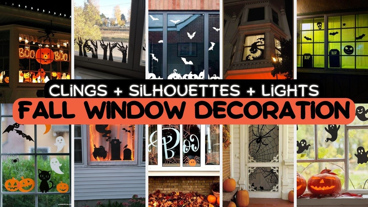 Our Favourite 🦇 DIY Halloween Window Decorations Ideas for 2025 Outdoor Halloween Decorating