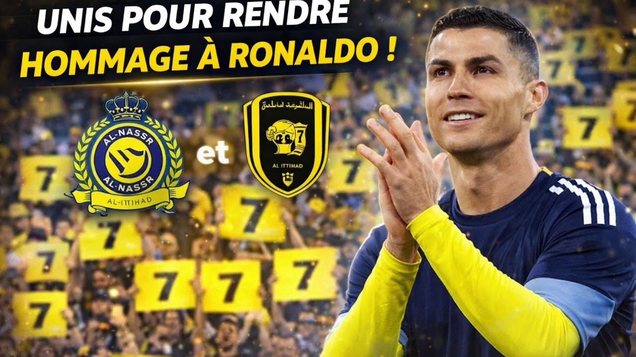 INCROYABLE ! Fans Al-Ittihad + Al-Nassr unis pour CR7 en grève 🔥 Pancartes partout !