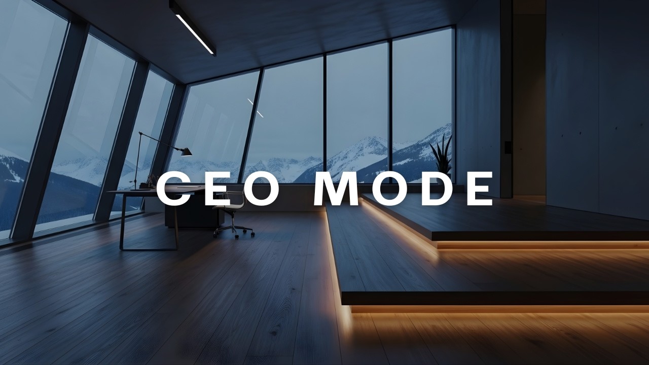 CEO MODE • Quiet Luxury Winter Office for Deep Work (No Distractions)