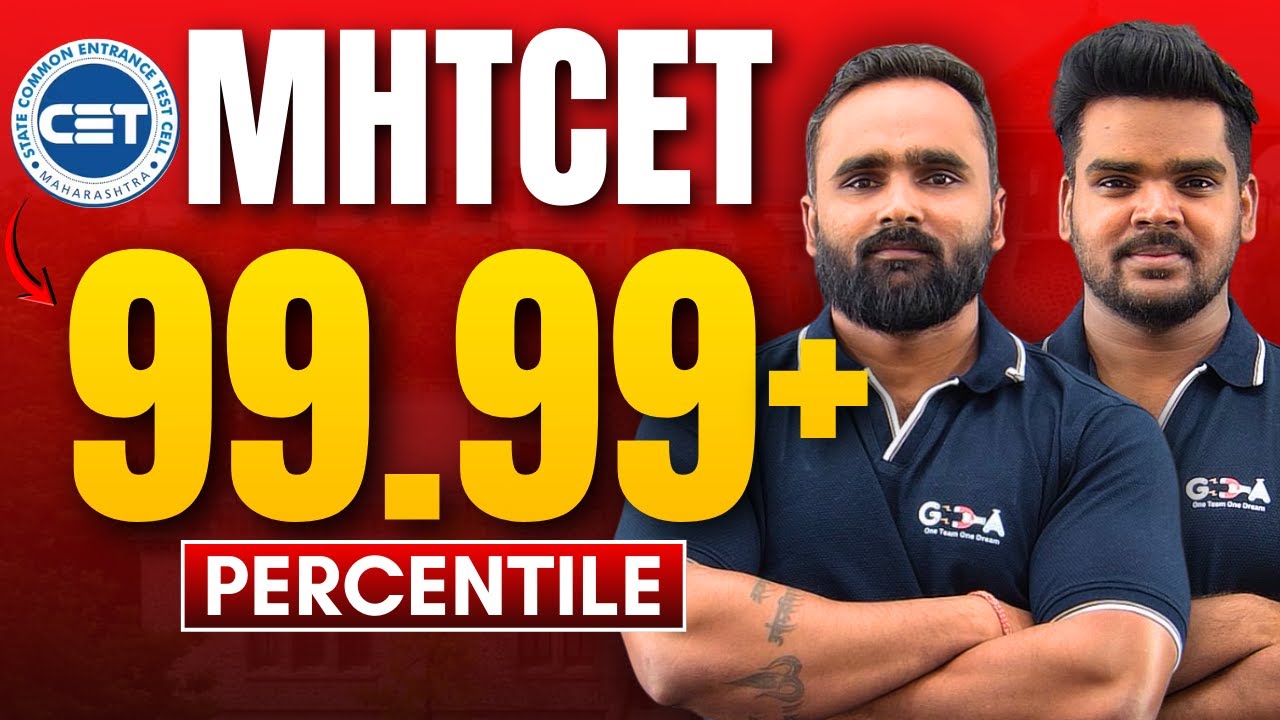 MHT-CET 2026 | 99.99+ Percentile | Pradeep Giri Sir