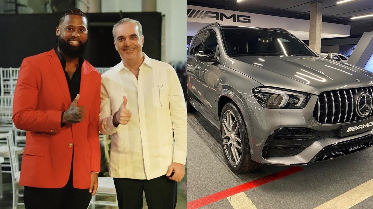 Luis abinader llega a la inauguración del dealer de lápiz conciente y le muestra su apoyo sobre eso