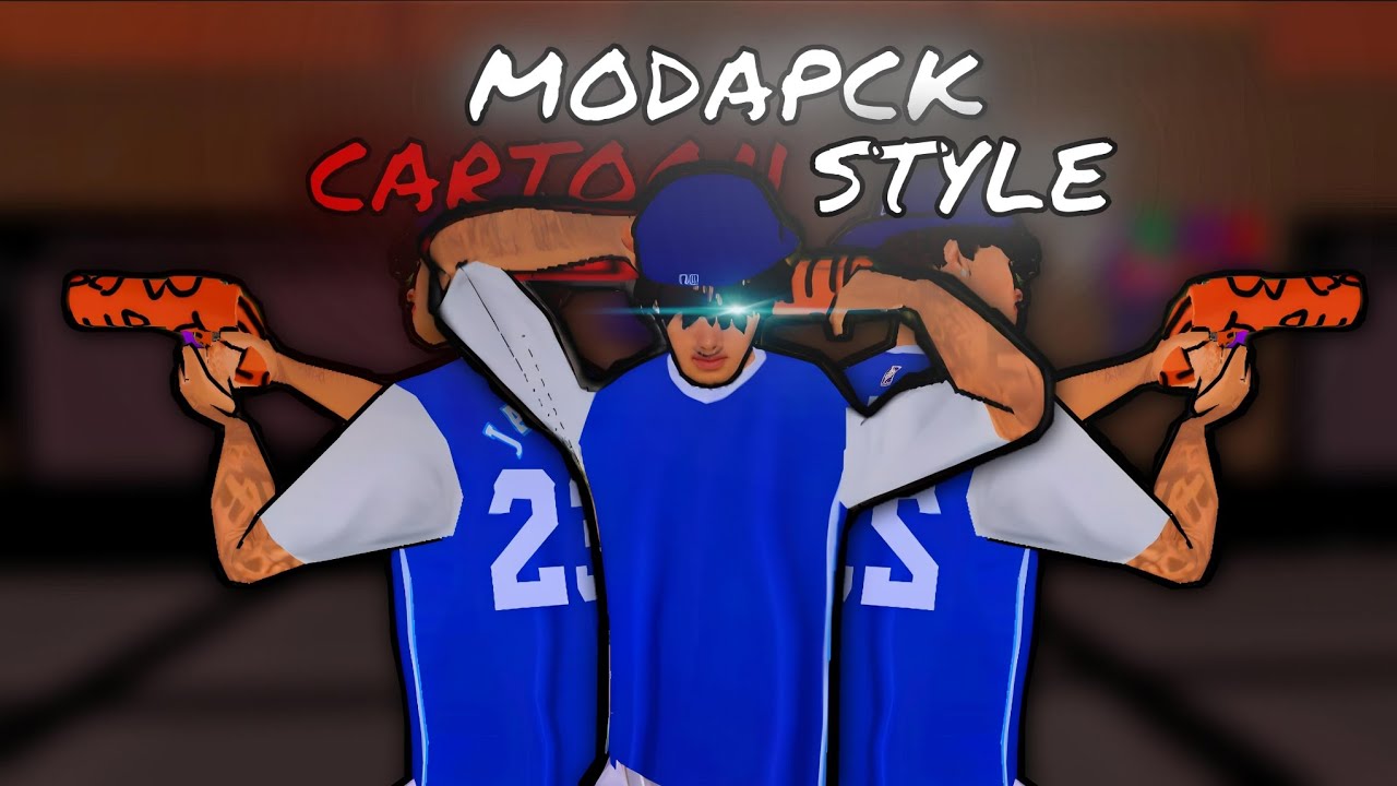 MODPACK CARTOON STYLE HD BET WOK || GTA SAMP